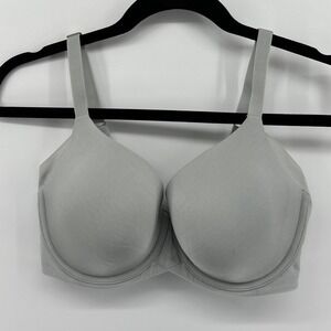 New WACOAL 853281 Gray Ultimate Side Smoother Underwire Contour Bra size 34DD